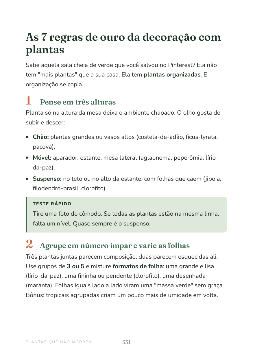 Prévia: problemas comuns de cada planta